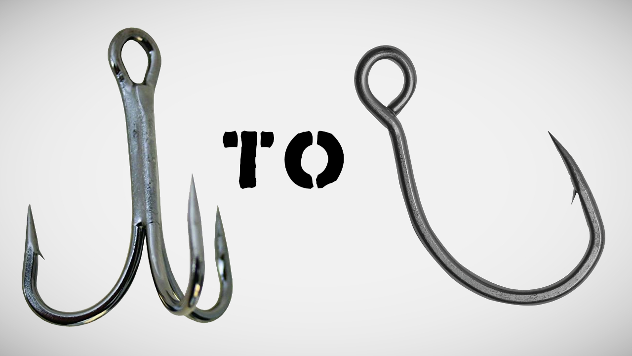 How and When to Do a Treble to Single Hook Conversion – AFTCO